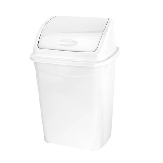 Kosz na śmieci 16 l uchylny Biały ECO recykling